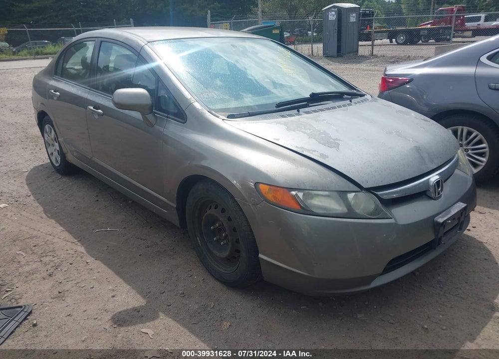 2007 HONDA CIVIC LX VIN: 2HGFA16517H508291