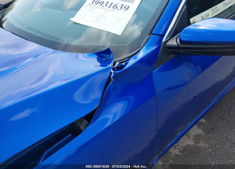2019 HONDA CIVIC LX VIN: 19XFC2F60KE007047