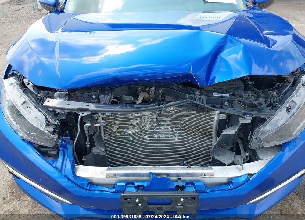 2019 HONDA CIVIC LX VIN: 19XFC2F60KE007047