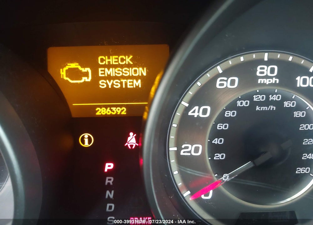 2011 ACURA MDX VIN: 2HNYD2H2XBH527805