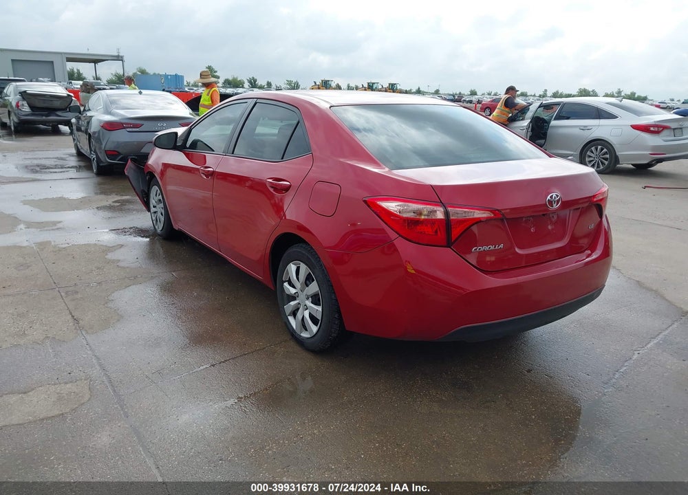 2017 TOYOTA COROLLA LE VIN: 5YFBURHE1HP660664