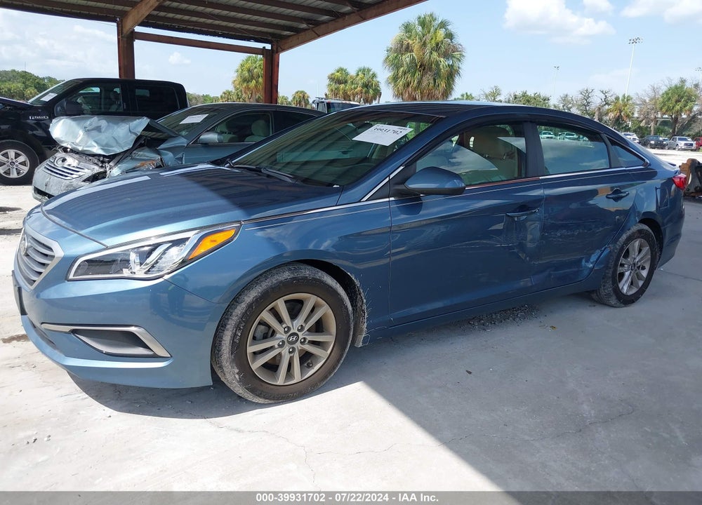 2017 HYUNDAI SONATA SE VIN: 5NPE24AF6HH437848