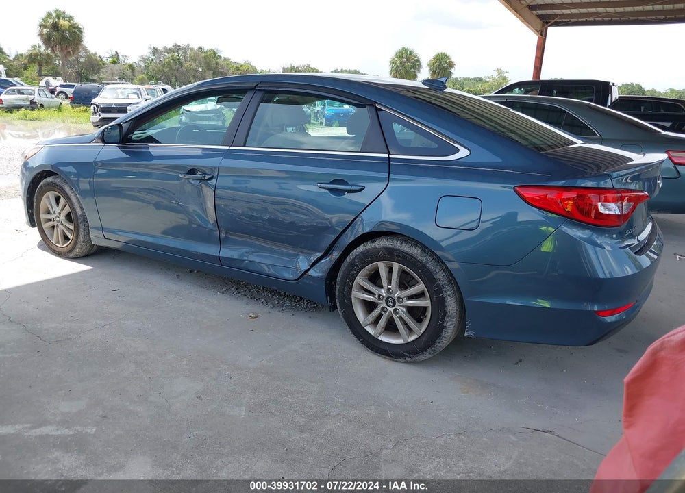 2017 HYUNDAI SONATA SE VIN: 5NPE24AF6HH437848