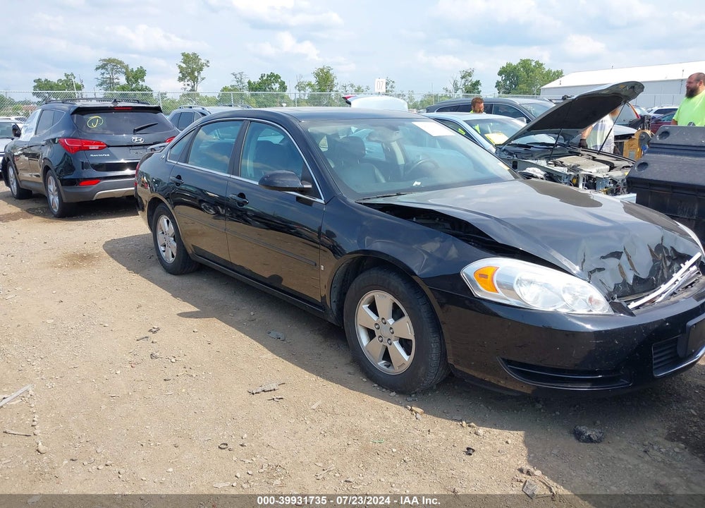 2008 CHEVROLET IMPALA LT VIN: 2G1WT58K081269676