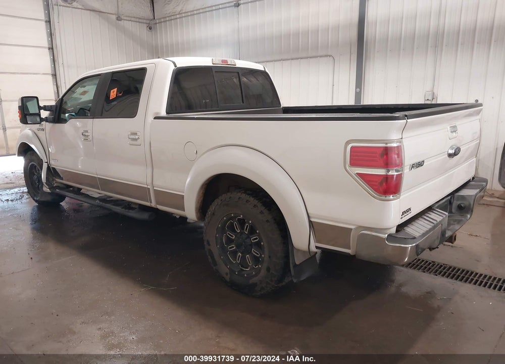 2013 FORD F-150 LARIAT VIN: 1FTFW1ET0DKE93397