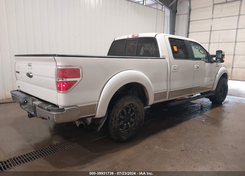 2013 FORD F-150 LARIAT VIN: 1FTFW1ET0DKE93397