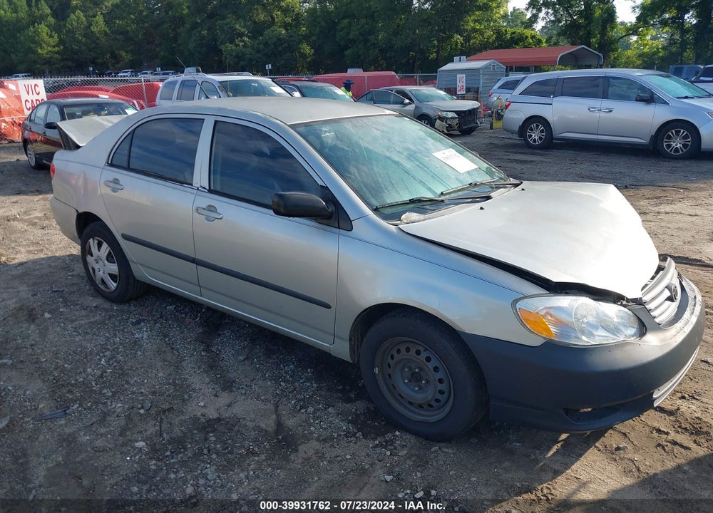 2003 TOYOTA COROLLA CE VIN: JTDBR32E130049432