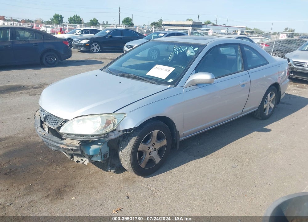 2004 HONDA CIVIC EX VIN: 1HGEM22994L052590