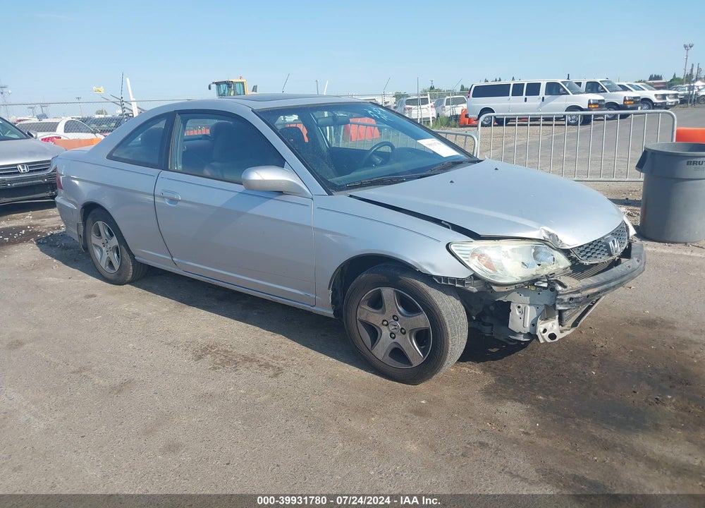 2004 HONDA CIVIC EX VIN: 1HGEM22994L052590