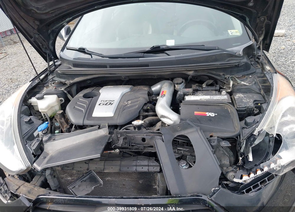 2013 HYUNDAI VELOSTER TURBO W/BLACK VIN: KMHTC6AE3DU130009