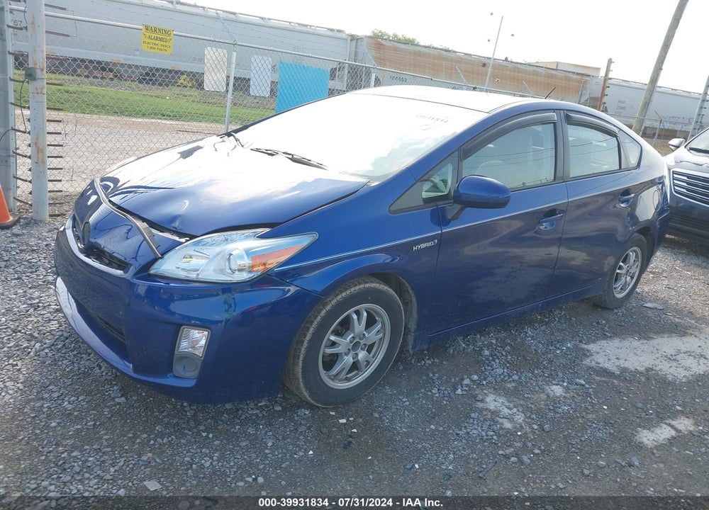 2010 TOYOTA PRIUS II VIN: JTDKN3DU5A0007214