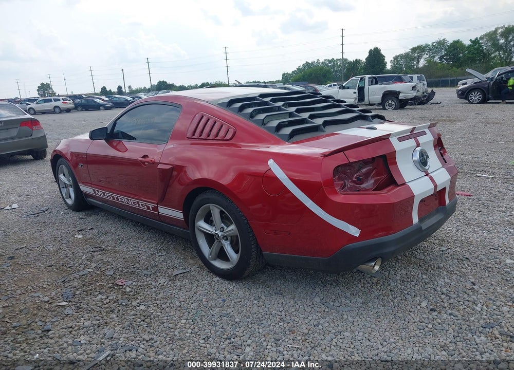 2010 FORD MUSTANG GT/GT PREMIUM VIN: 1ZVBP8CH3A5100616