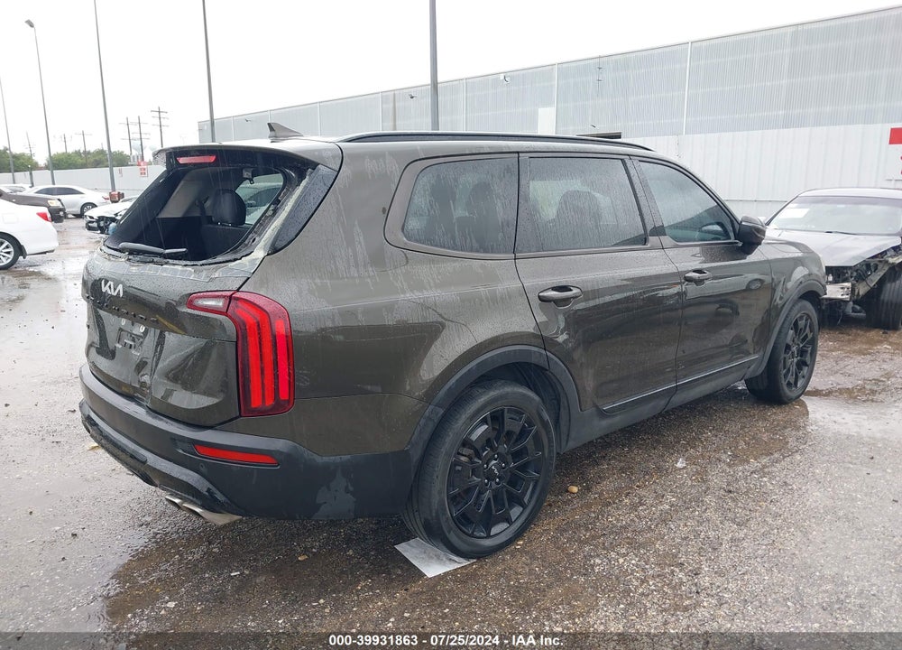 2022 KIA TELLURIDE EX VIN: 5XYP3DHC0NG309383