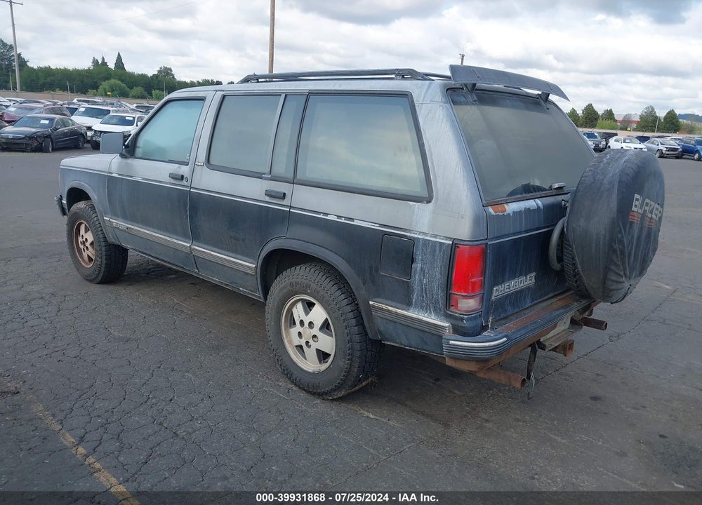 1991 CHEVROLET BLAZER S10 VIN: 1GNDT13Z3M2286176
