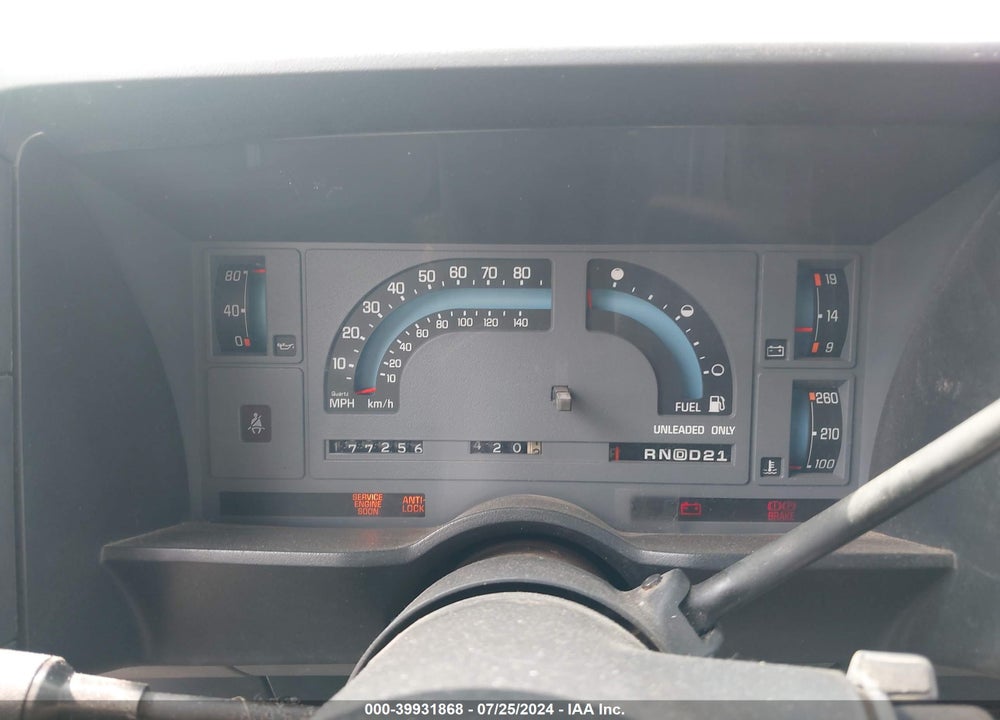 1991 CHEVROLET BLAZER S10 VIN: 1GNDT13Z3M2286176