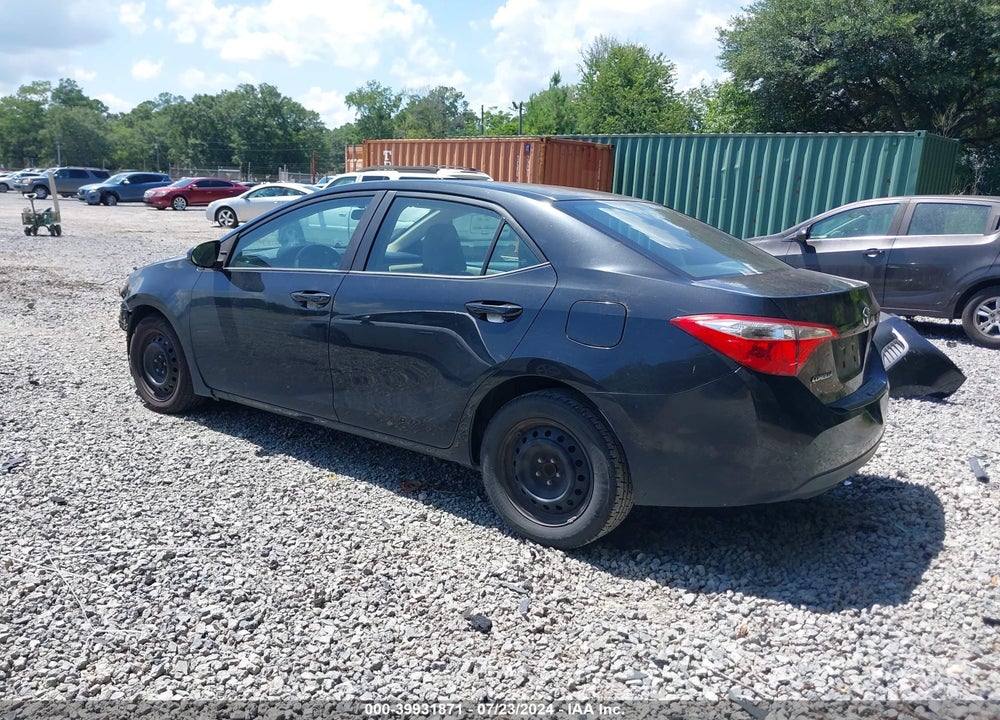 2014 TOYOTA COROLLA L/LE/LE PLUS/LE PREMIUM/S/S PLUS/S PREMIUM VIN: 2T1BURHE9EC133290