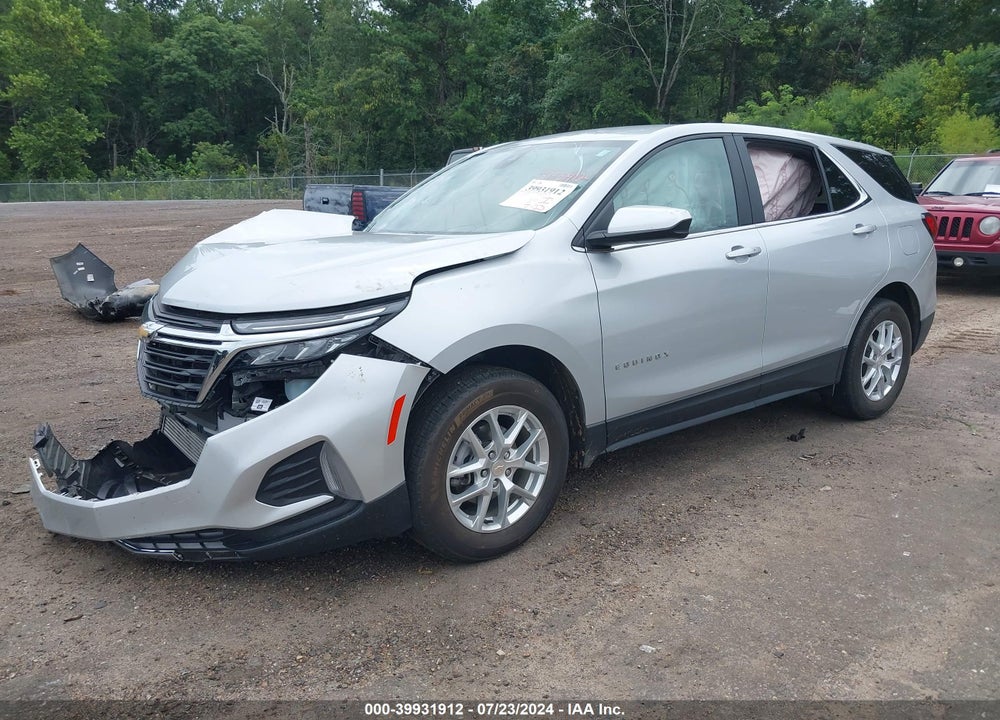 2022 CHEVROLET EQUINOX FWD LT VIN: 3GNAXKEV8NL105189