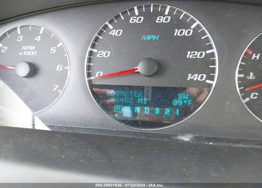 2007 CHEVROLET IMPALA LT VIN: 2G1WC58R379238967