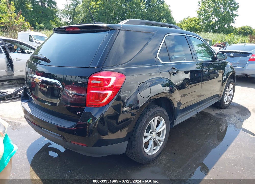 2017 CHEVROLET EQUINOX LT VIN: 2GNFLFEK4H6216474