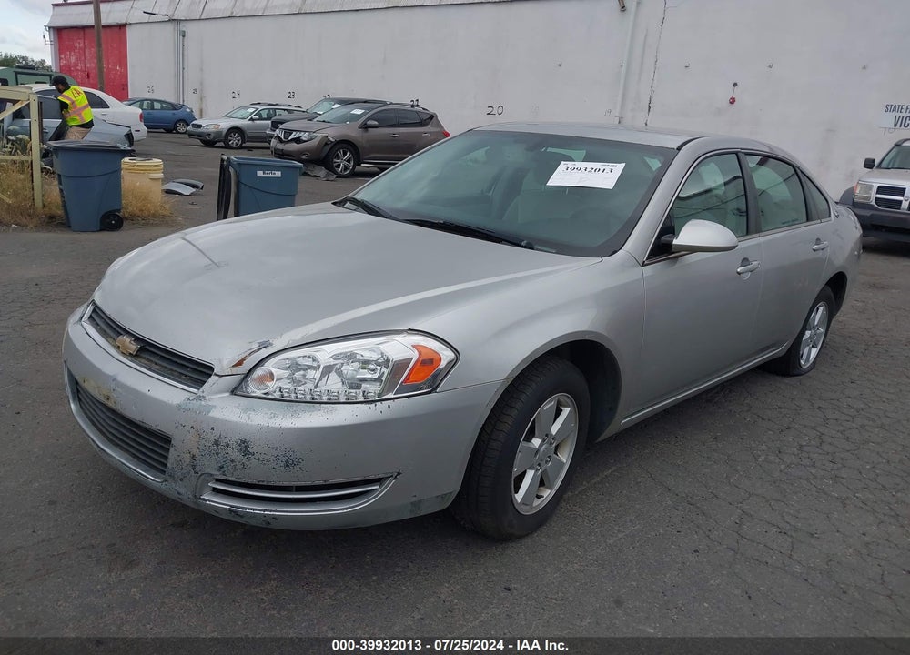 2008 CHEVROLET IMPALA LT VIN: 2G1WT58K689200010