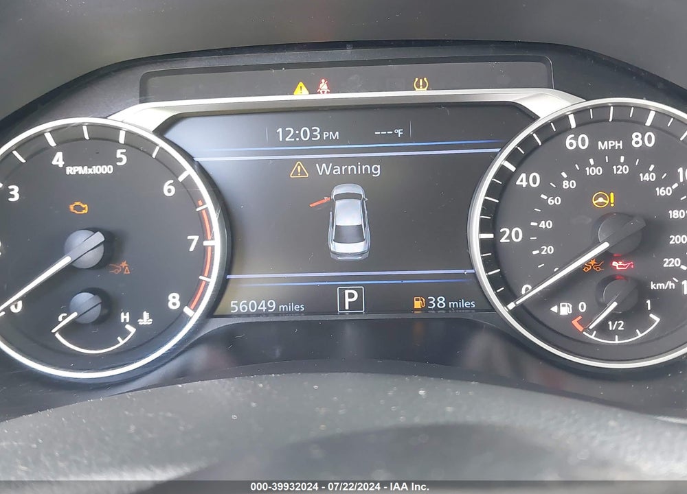 2022 NISSAN ALTIMA SV FWD VIN: 1N4BL4DV3NN370971