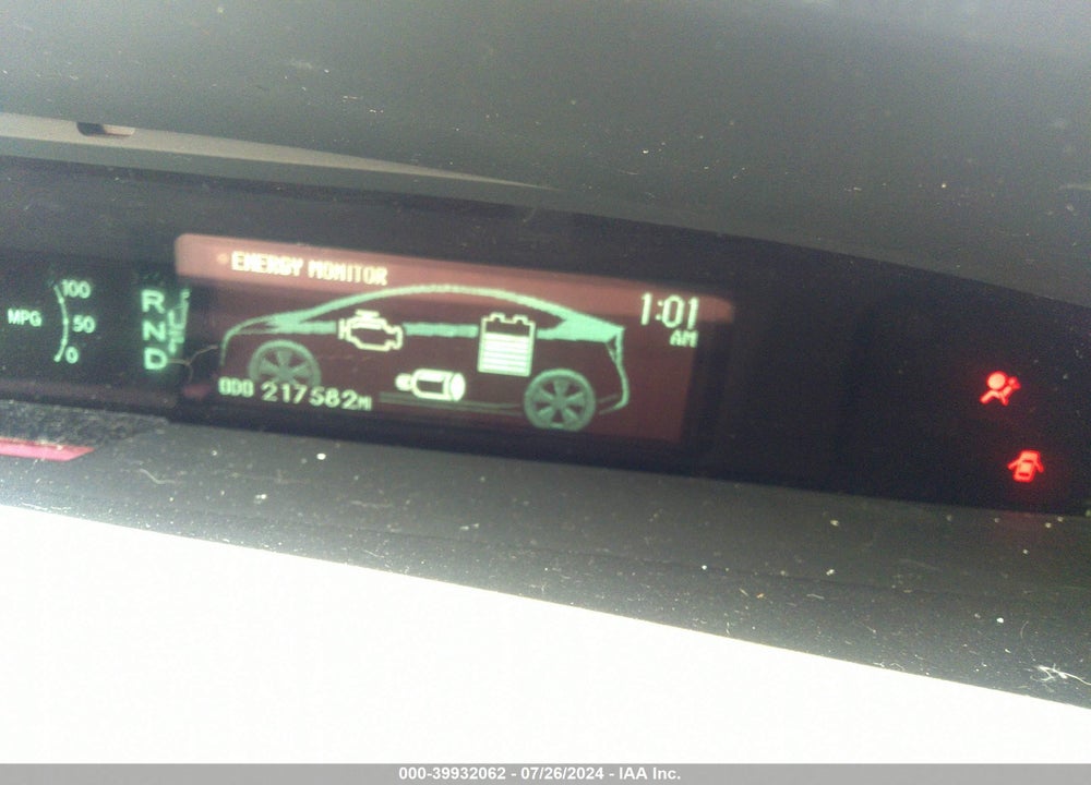 2011 TOYOTA PRIUS TWO VIN: JTDKN3DU3B0251719