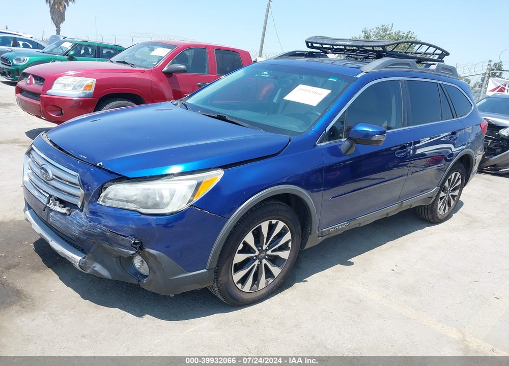 2016 SUBARU OUTBACK 2.5I LIMITED VIN: 4S4BSANC9G3275155