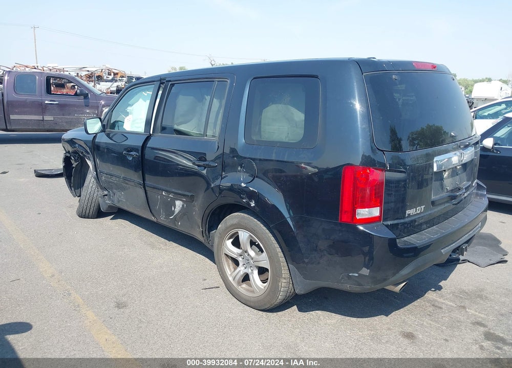 2013 HONDA PILOT EX-L VIN: 5FNYF4H69DB046015