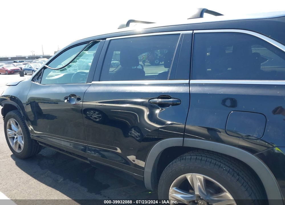 2014 TOYOTA HIGHLANDER LIMITED V6 VIN: 5TDYKRFHXES010778