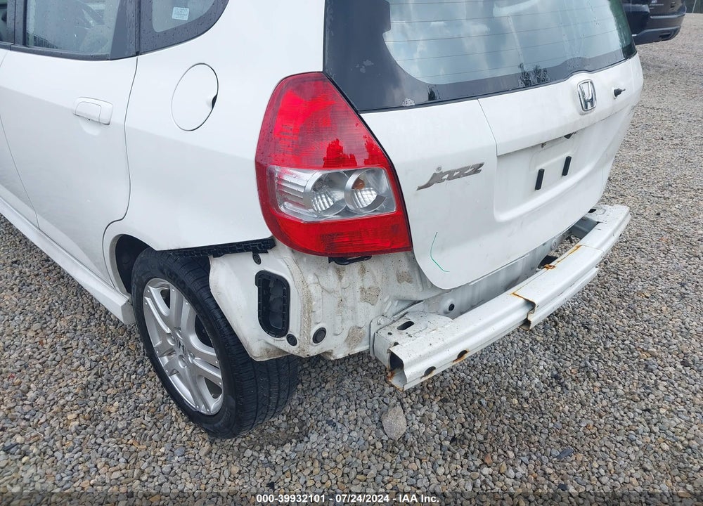 2007 HONDA FIT SPORT VIN: JHMGD38667S046247