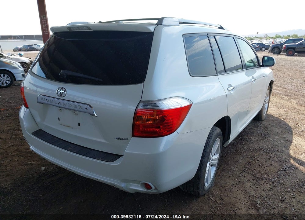 2010 TOYOTA HIGHLANDER LIMITED V6 VIN: JTEDK3EH5A2154099
