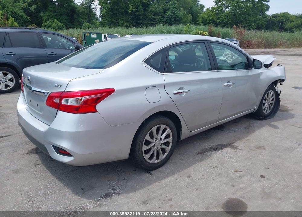 2019 NISSAN SENTRA SV VIN: 3N1AB7APXKY342800
