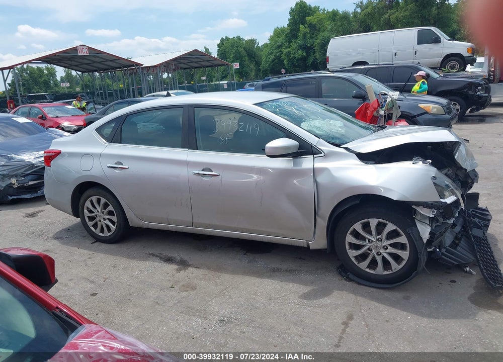 2019 NISSAN SENTRA SV VIN: 3N1AB7APXKY342800