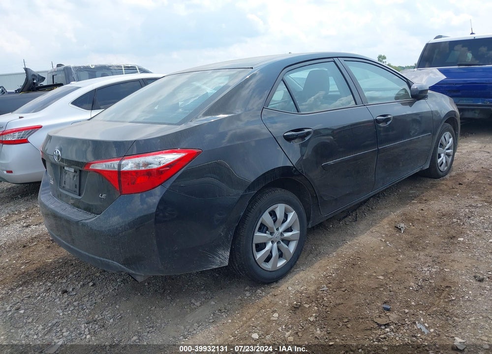 2016 TOYOTA COROLLA LE VIN: 2T1BURHE6GC595762