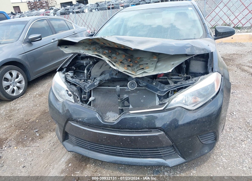 2016 TOYOTA COROLLA LE VIN: 2T1BURHE6GC595762