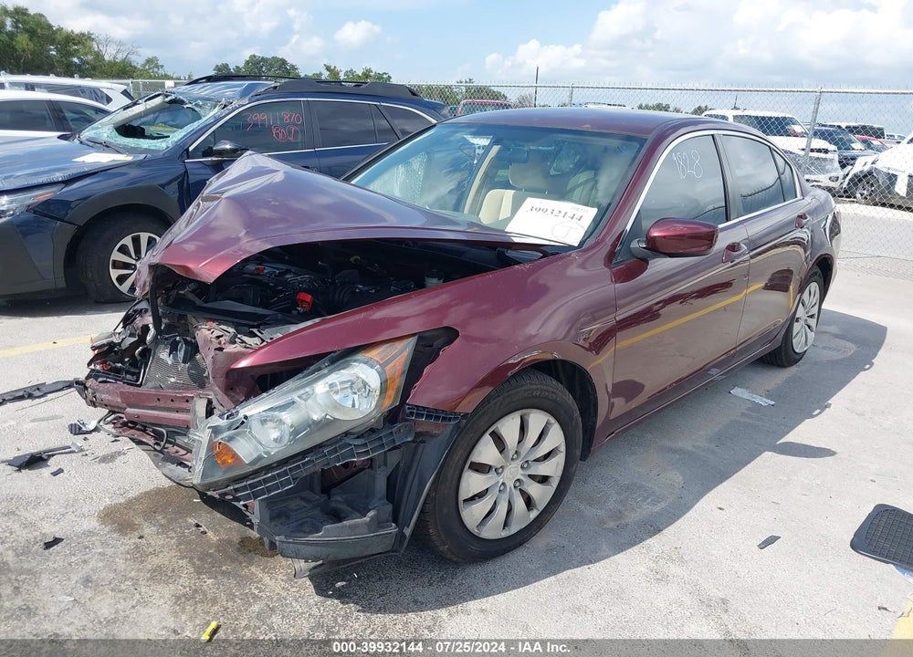 2010 HONDA ACCORD 2.4 LX VIN: 1HGCP2F33AA149828