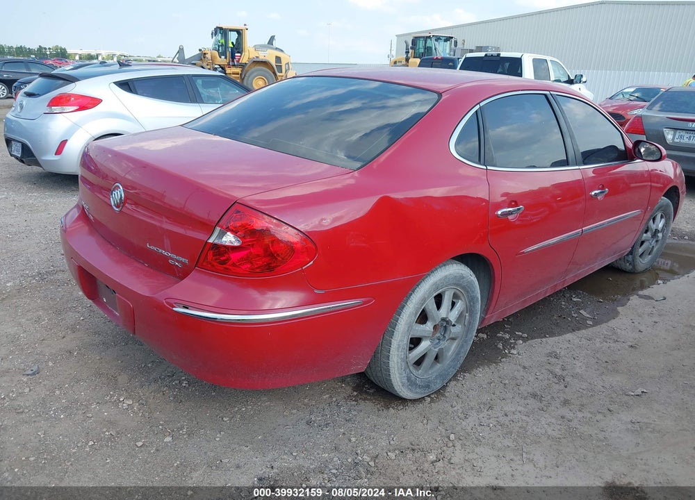 2008 BUICK LACROSSE CXL VIN: 2G4WD582581223826