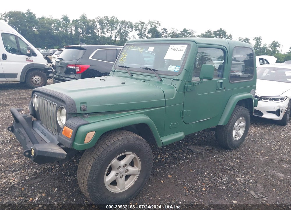 1997 JEEP WRANGLER SPORT VIN: 1J4FY19S2VP525387