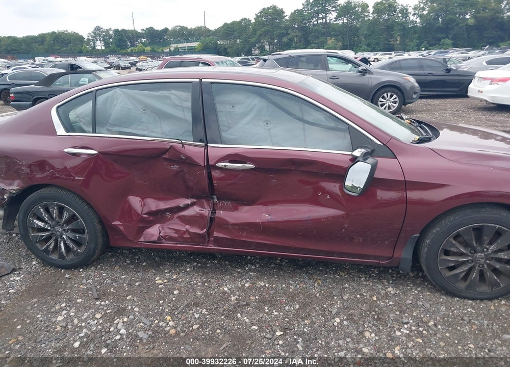 2014 HONDA ACCORD EX-L V-6 VIN: 1HGCR3F87EA038748