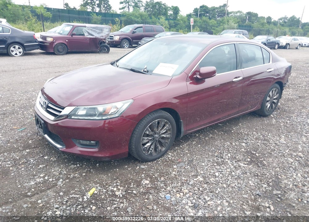 2014 HONDA ACCORD EX-L V-6 VIN: 1HGCR3F87EA038748