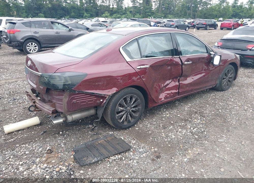 2014 HONDA ACCORD EX-L V-6 VIN: 1HGCR3F87EA038748
