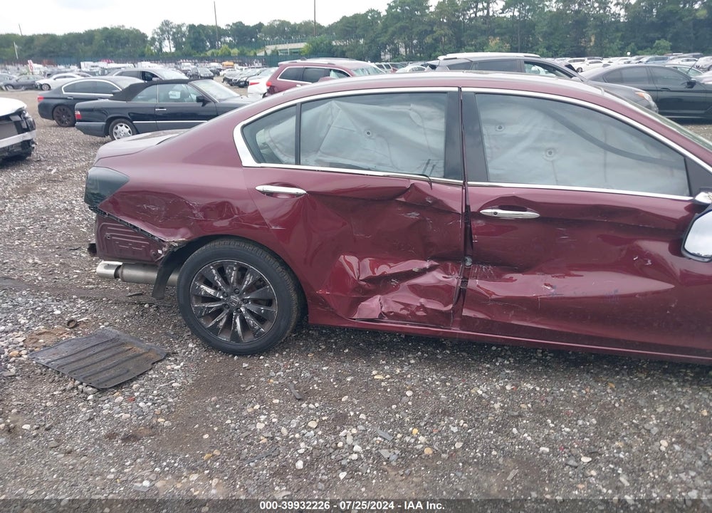 2014 HONDA ACCORD EX-L V-6 VIN: 1HGCR3F87EA038748