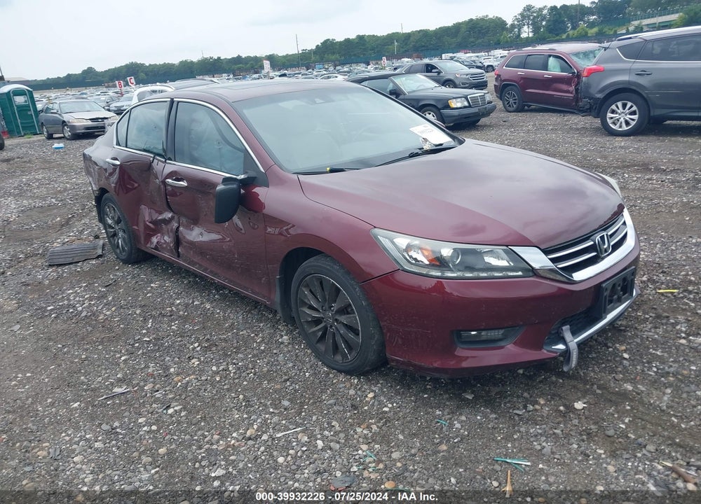 2014 HONDA ACCORD EX-L V-6 VIN: 1HGCR3F87EA038748