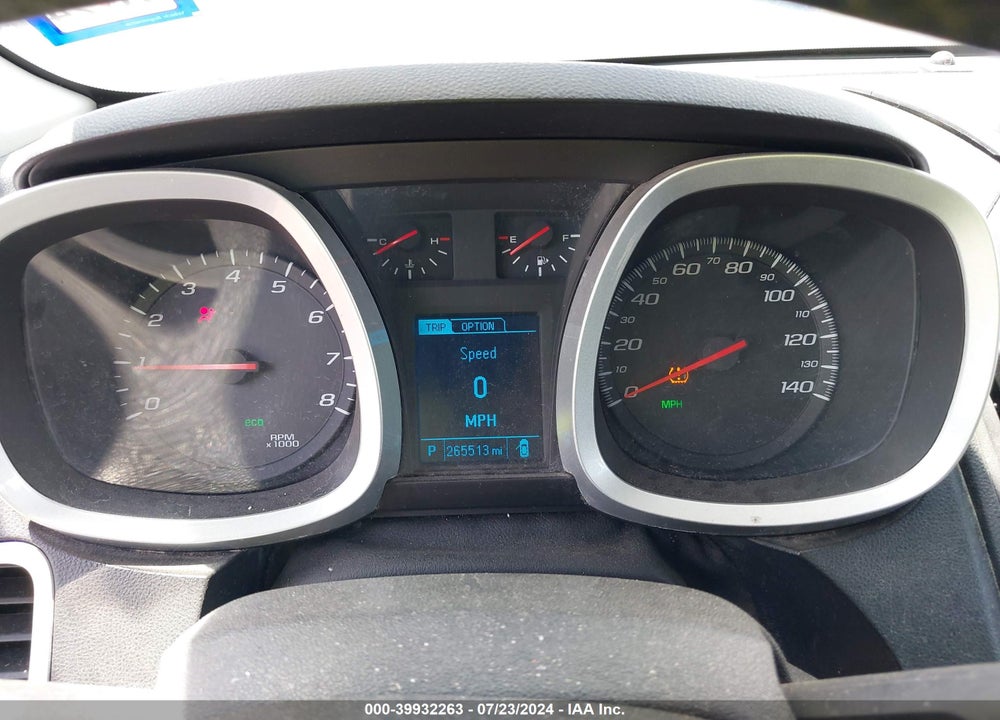 2013 CHEVROLET EQUINOX 1LT VIN: 2GNALDEK0D6222751