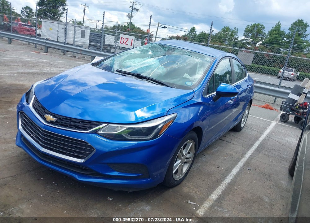 2017 CHEVROLET CRUZE LT AUTO VIN: 1G1BE5SM5H7122291
