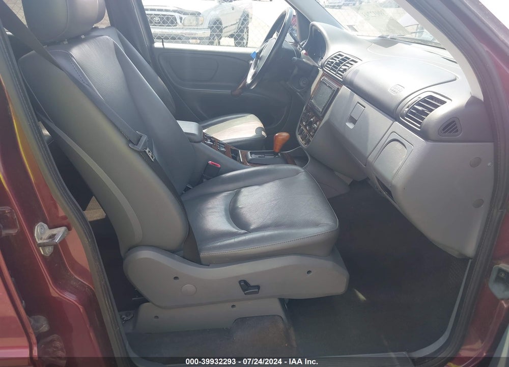 1999 MERCEDES-BENZ ML 430 VIN: 4JGAB72E9XA083833