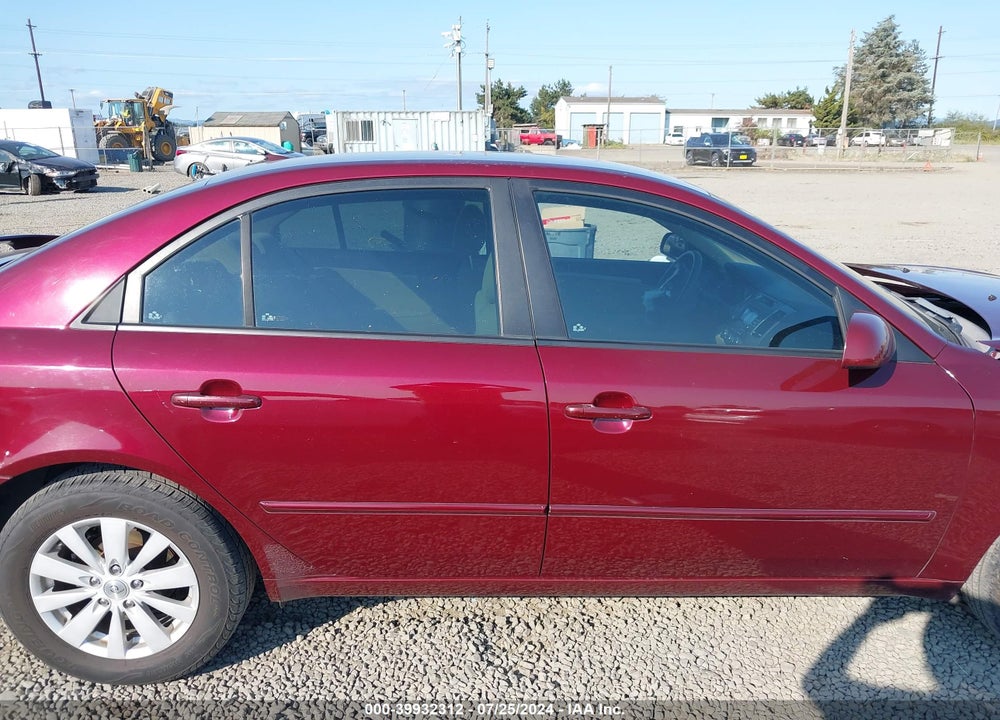 2009 HYUNDAI SONATA GLS VIN: 5NPET46C59H464973