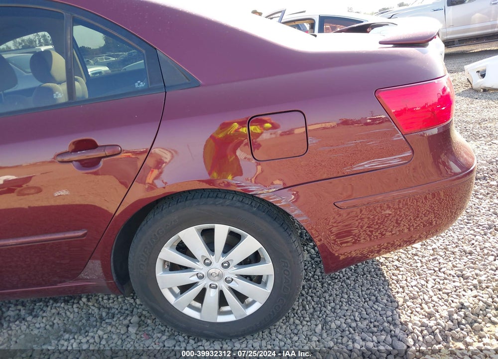 2009 HYUNDAI SONATA GLS VIN: 5NPET46C59H464973