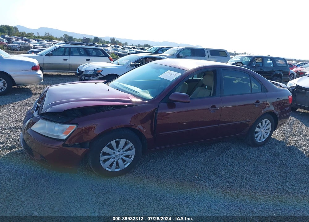 2009 HYUNDAI SONATA GLS VIN: 5NPET46C59H464973