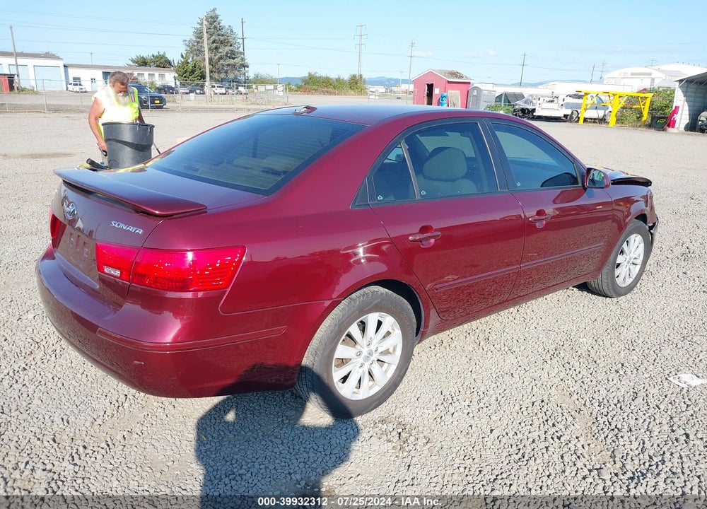 2009 HYUNDAI SONATA GLS VIN: 5NPET46C59H464973